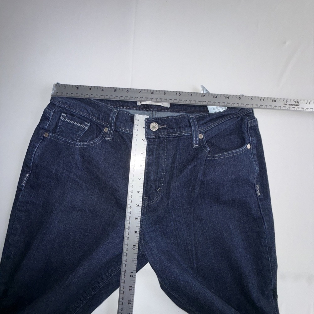 Levis 515 Bootcut Jeans Womens 12M Blue Denim Cotton Blend Mid Rise 5 Pockets - Picture 8 of 10